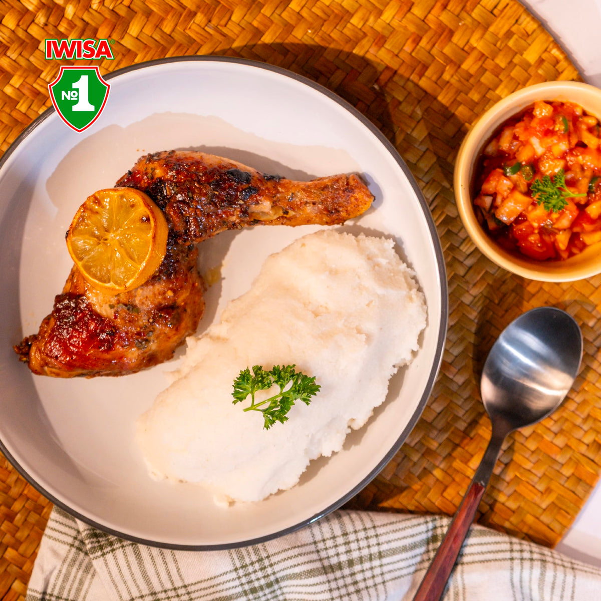 Iwisa Super Maize Meal cooking setup for easy porridge preparation.