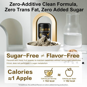 I WUGU plant-based protein blend with antioxidants supports a vegan meal.