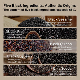 I WUGU mix of dry ingredients highlights nutrient-rich blend for daily nutrition.