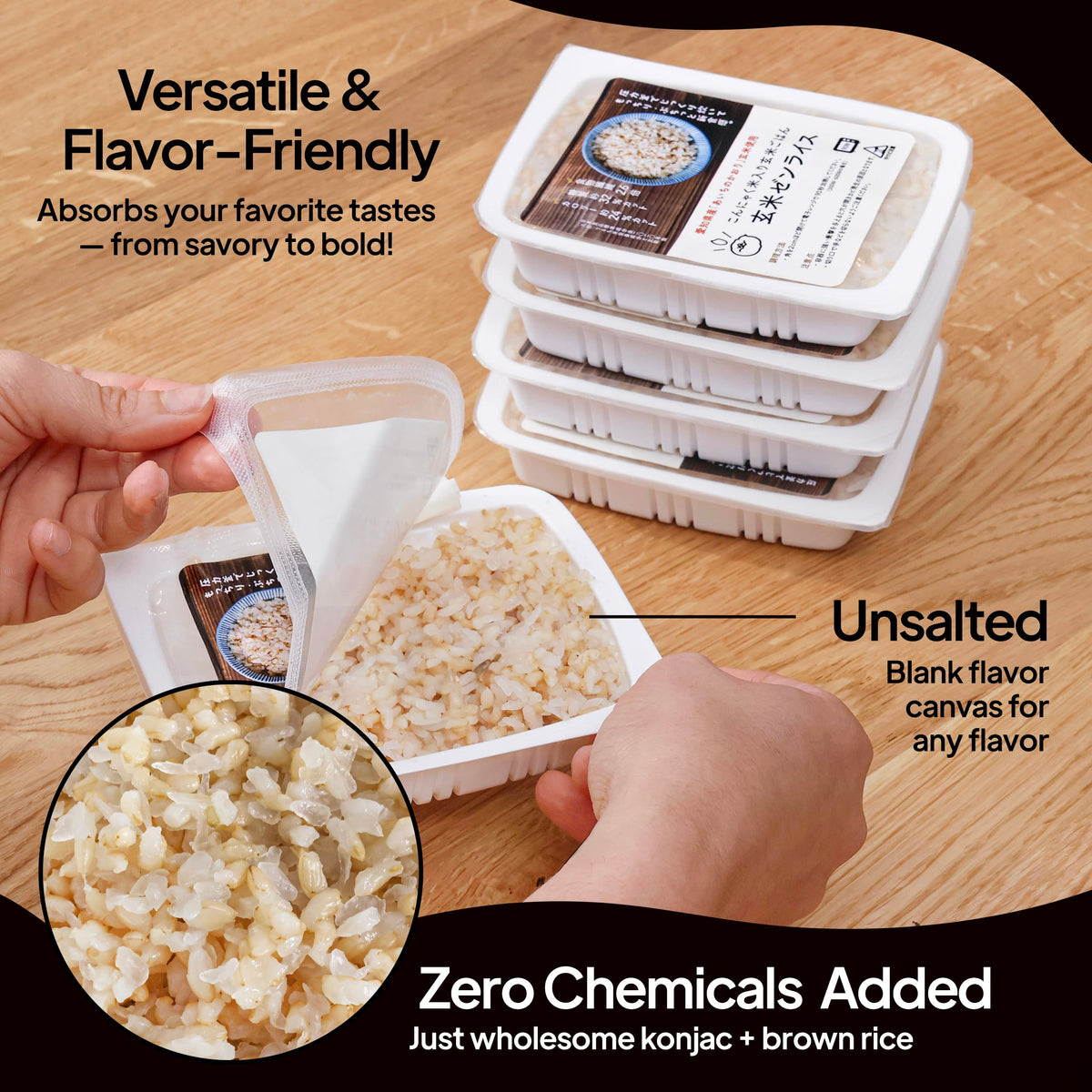 Izukappa ZenRice single 160g portion for easy portion control