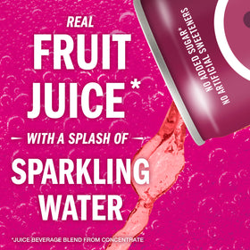 IZZE glass with blackberry bubbles evokes refreshing moment.