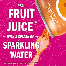 IZZE Clementine sparkling juice pack shot highlighting convenient 24-pack.
