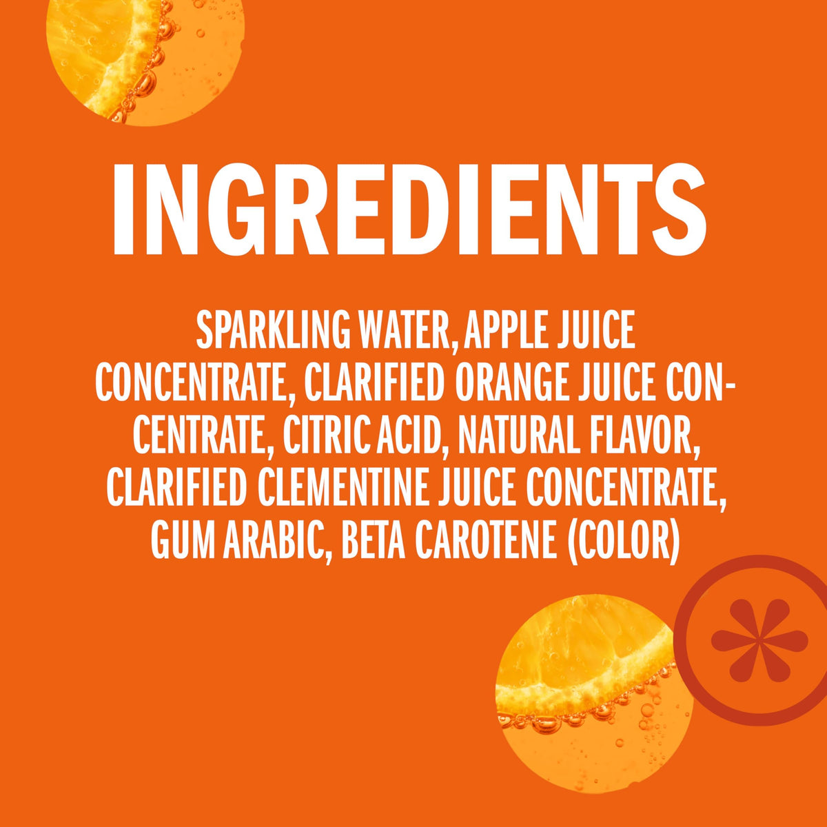 IZZE Clementine sparkling juice recyclable packaging, eco-friendly choice.