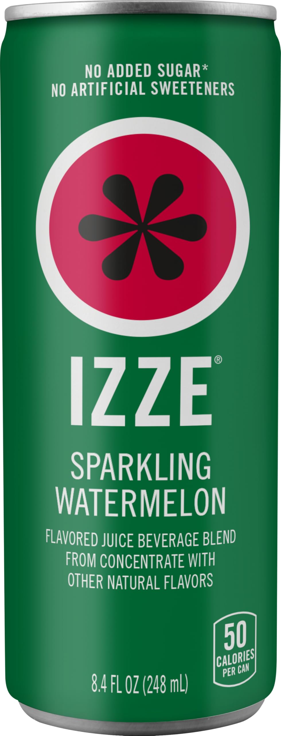 Close-up of IZZE real fruit juice blend with sparkling water aroma.