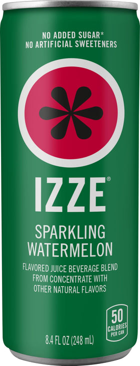 Close-up of IZZE real fruit juice blend with sparkling water aroma.