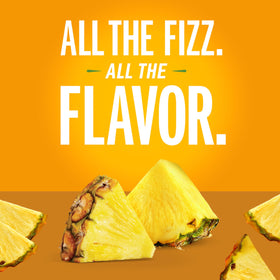 IZZE Pineapple sparkling juice 24-pack on display for gatherings