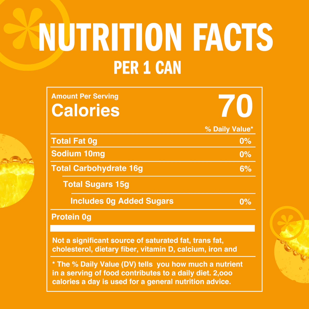 Close-up of IZZE Pineapple sparkling juice showing bubbles and zest
