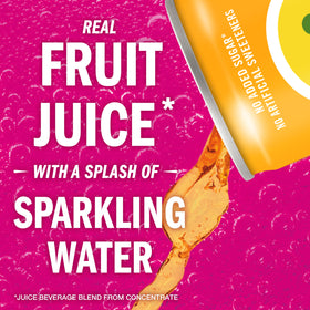 IZZE Pineapple sparkling juice being poured into a glass