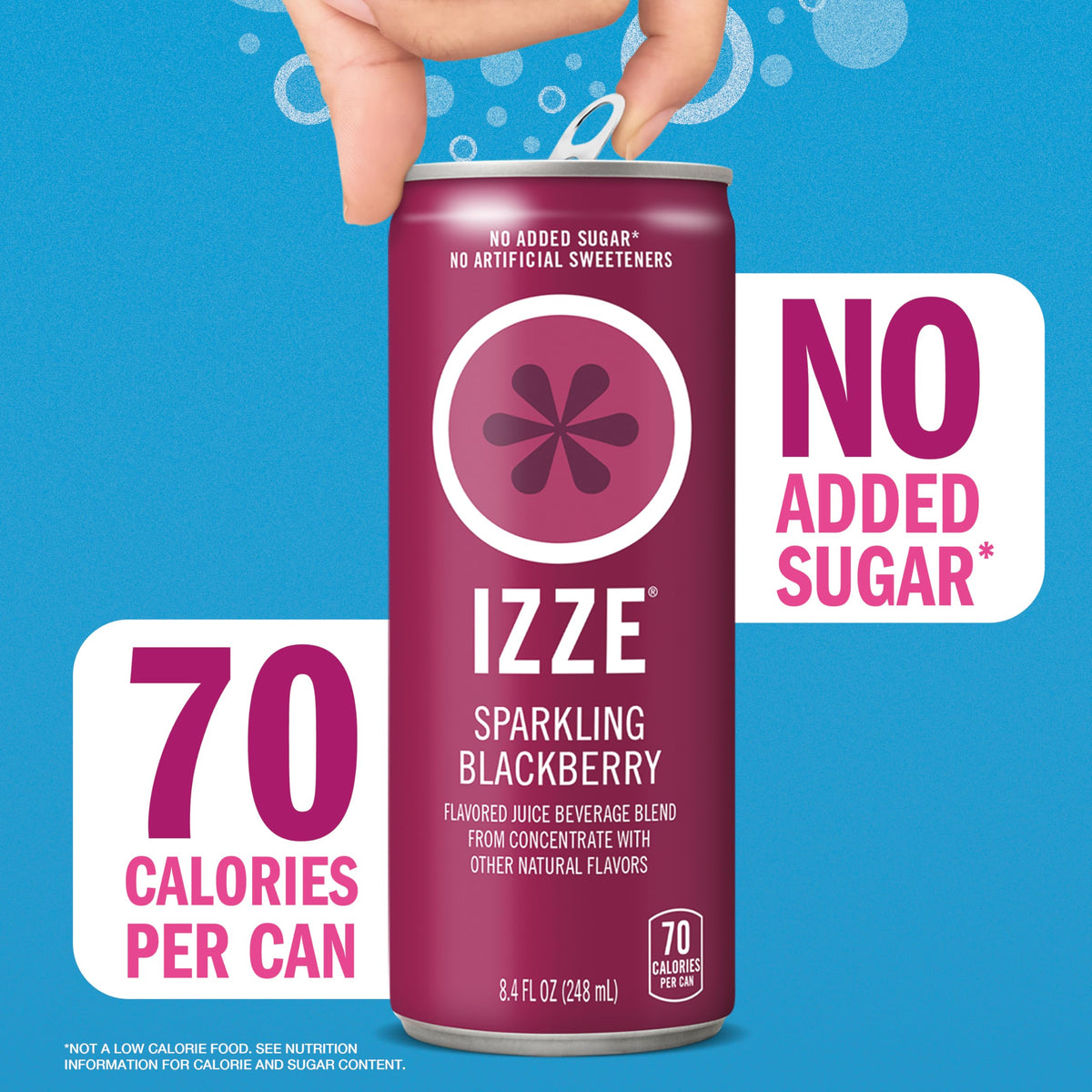 IZZE Apple sparkling can with crisp flavor and bubbles
