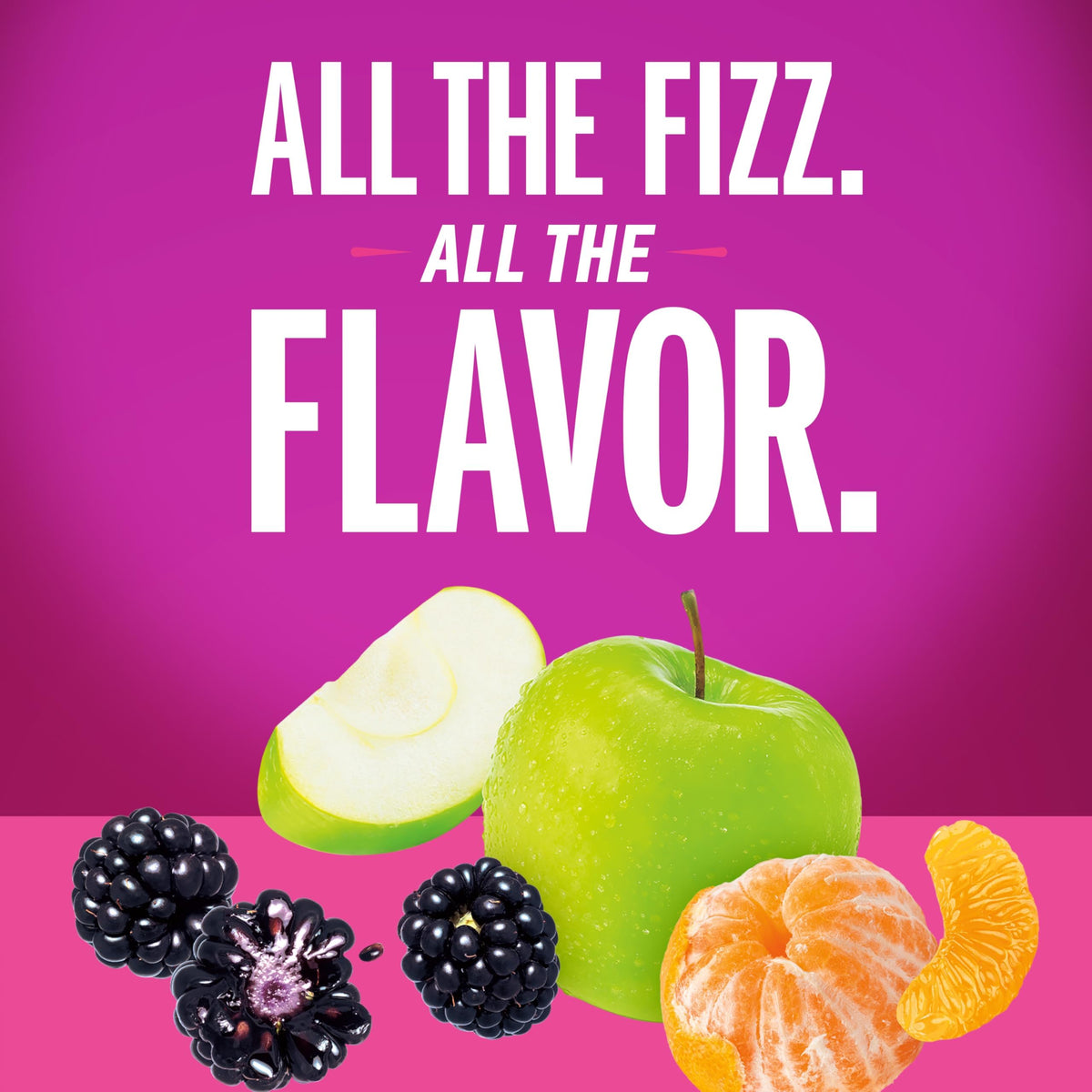 IZZE sparkling blackberry can highlighting bold fruit flavor