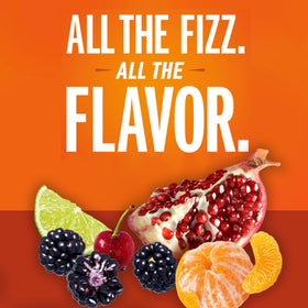 IZZE Sunset Peach can showing sweet, mellow notes for a relaxed refreshment.