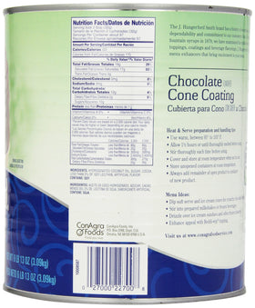 J. Hungerford Smith cone coating with Dutch cocoa creates rich appearance on ice cream.