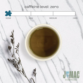 J Mac Botanicals certified-organic seal on label signals trusted sourcing.
