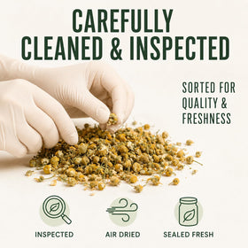 J Mac Botanicals premium whole flowers deliver authentic texture for fragrant tea blends
