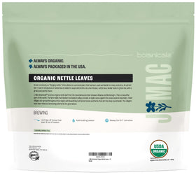 J Mac Botanicals dried nettle leaves invite a fragrant, cup-ready moment.