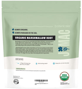 J Mac Botanicals family heritage promise signals care and quality.