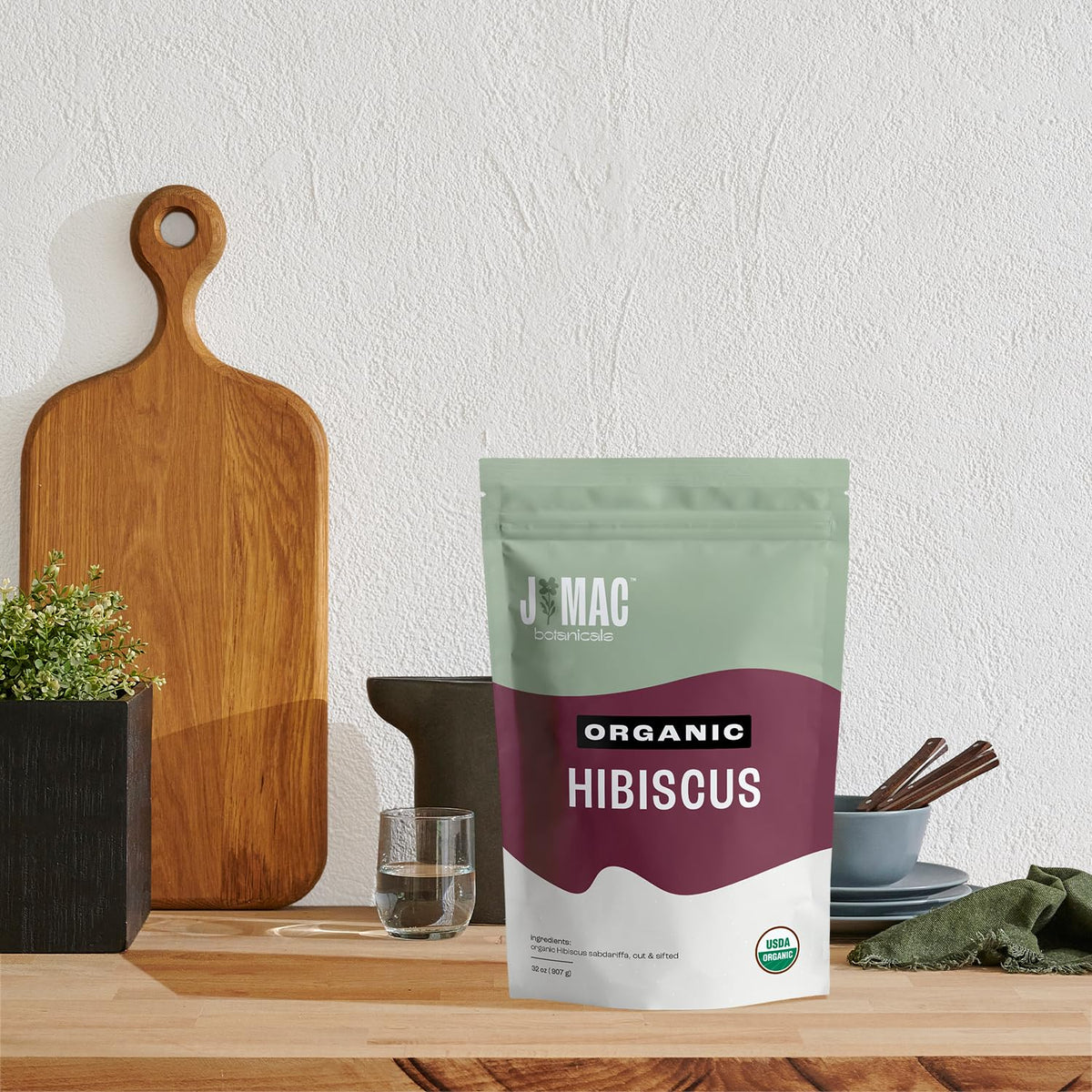 J Mac Botanicals hibiscus as a skincare ingredient in DIY products.