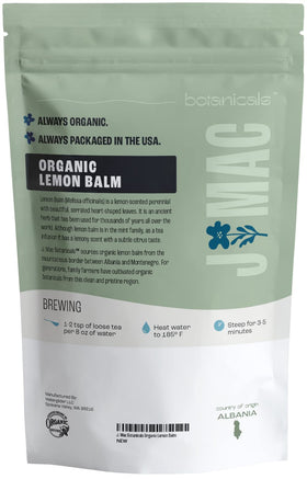 Regional harvest scene of lemon balm from Albania and Montenegro