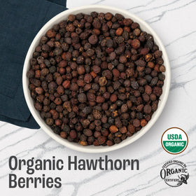 J Mac Botanicals organic hawthorn berries packaging in USA facility ensures freshness.