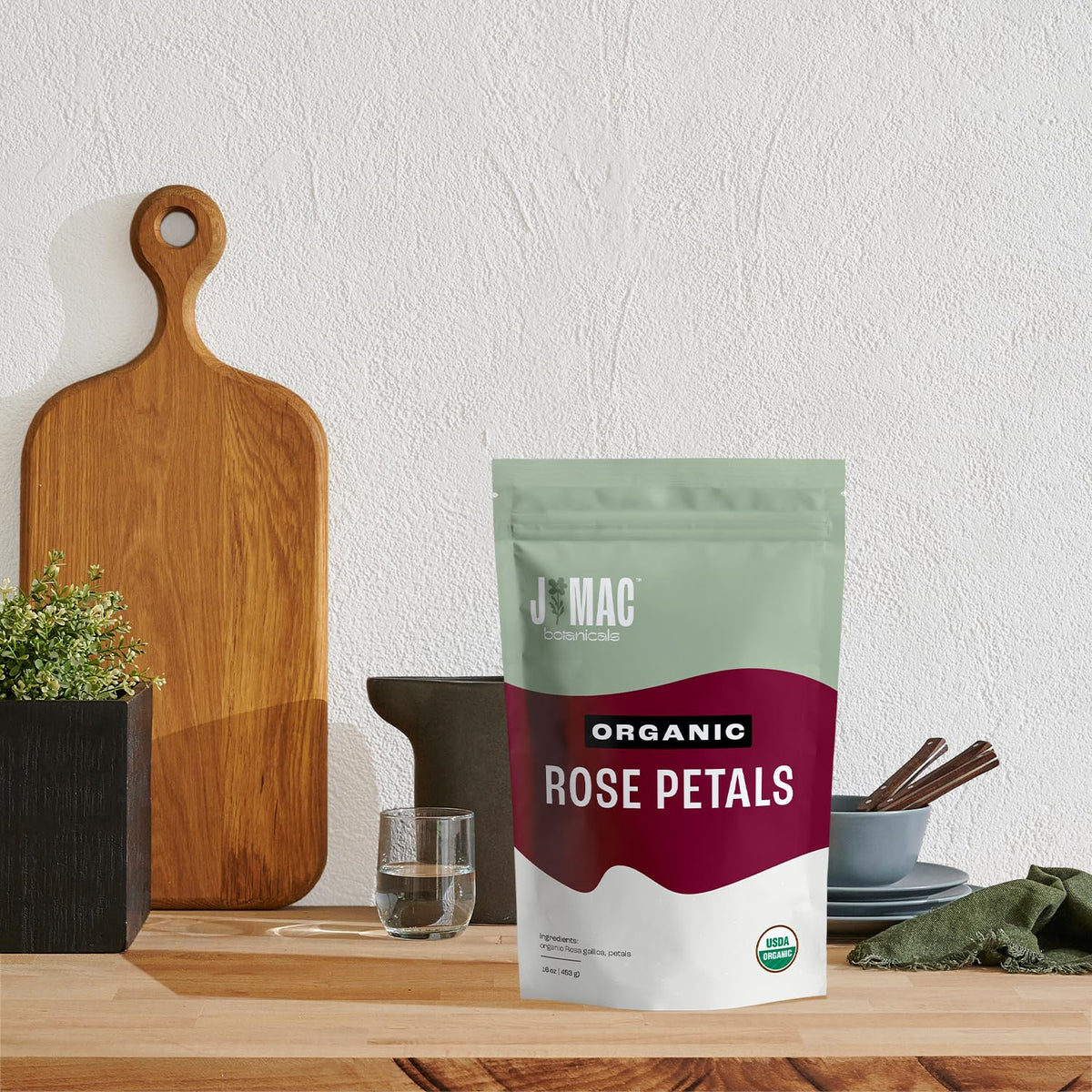 Beautiful rose petals in potpourri for sachets and home fragrance