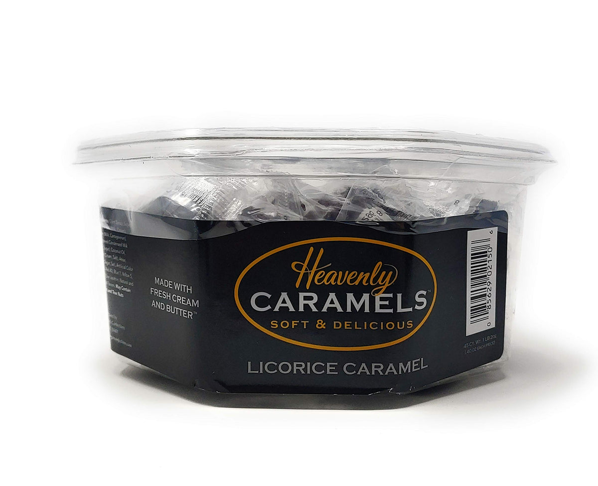 J Morgan Heavenly Caramel close-up shows creamy swirl and golden color, premium handcrafted confections.