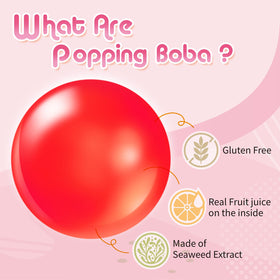 J WAY gluten-free vegan-friendly boba label on packaging