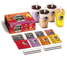 J WAY Local Flavor brown sugar boba pearls ready in minutes for quick milk tea at home