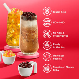 J WAY Local Flavor bubble tea set suited for office or school snacks