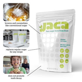 Jaca Rare Sugar coffee cup setup for keto-friendly beverages.