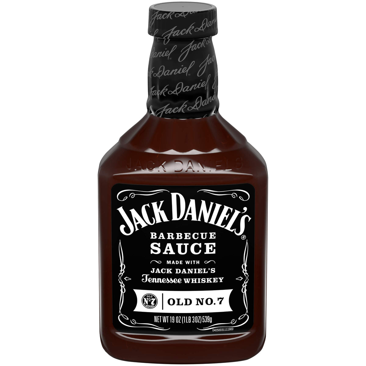 Jack Daniel's Barbecue Sauce Original 7 bottle showing rich grilling flavor.