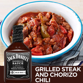 Jack Daniel's Barbecue Sauce thick glaze close-up shows slow-cooked texture.