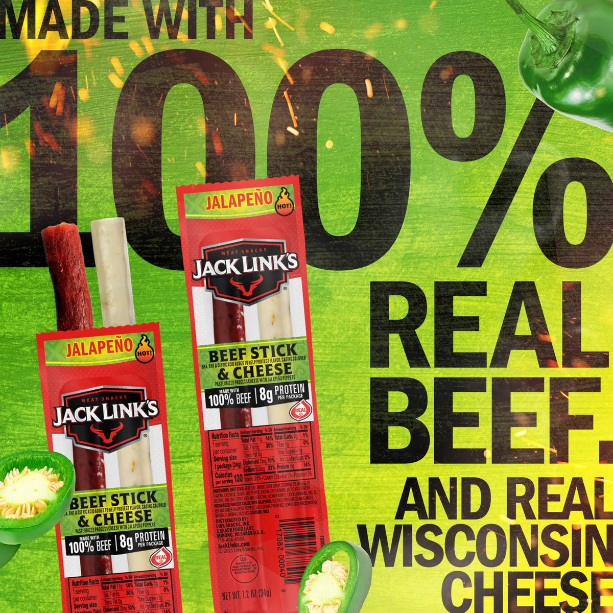 Jack Link's 16-pack bulk snacks ready for lunches or trips