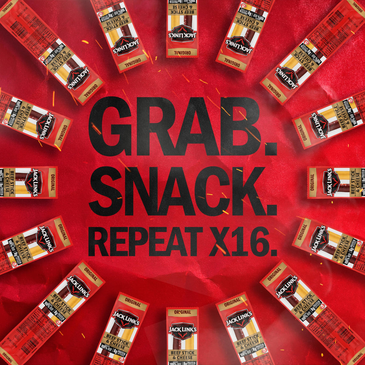 Backpack and lunchbox friendly jerky and cheese snacks.