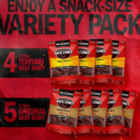 Jack Link's Beef Jerky on-the-go snack in gym bag