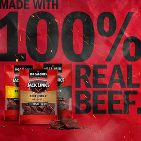 Jack Link's Peppered beef jerky pack, savory kick for busy days