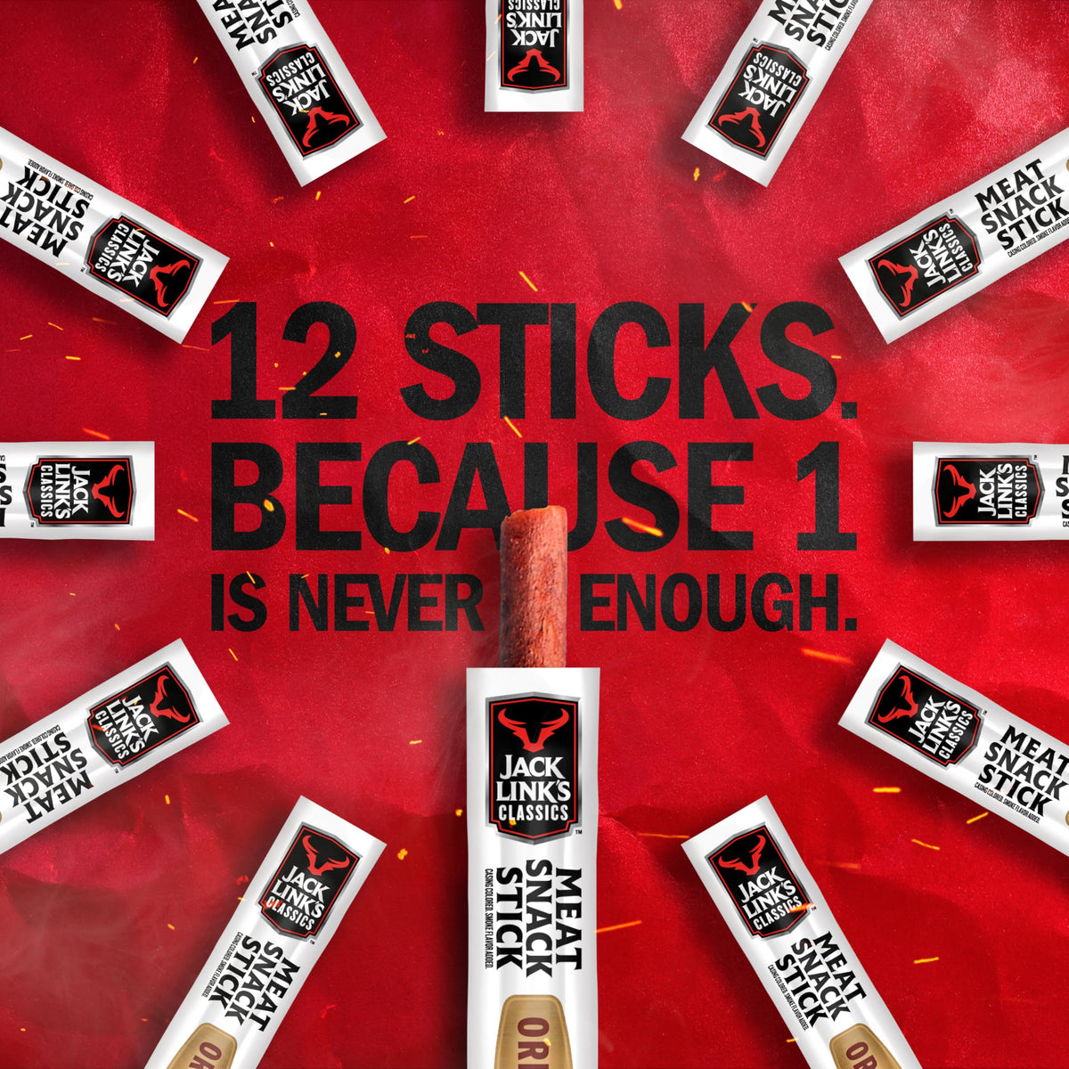 Jack Link's Classics hardwood-smoked flavor delivers a mild, savory aroma.
