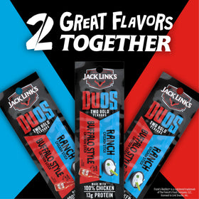 Jack Link's DUOs 100% chicken sticks, premium quality bite