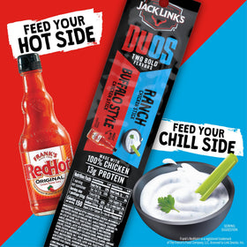 Jack Link's DUOs with 13g protein per serving for energy