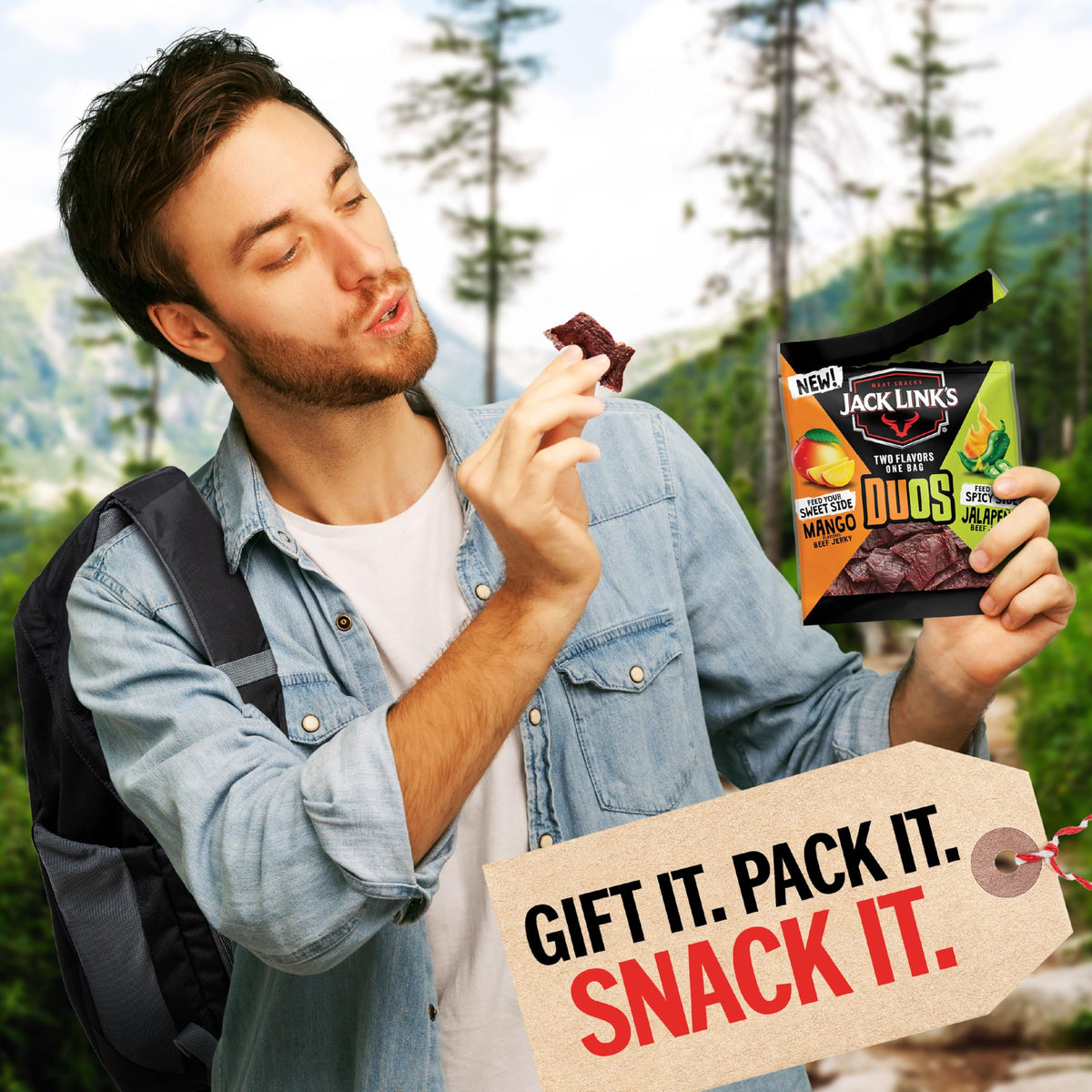 Jack Link's DUOs Franks RedHot Buffalo flavor pack