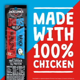 Jack Link's DUOs sticks, 1.84 oz individually wrapped for freshness