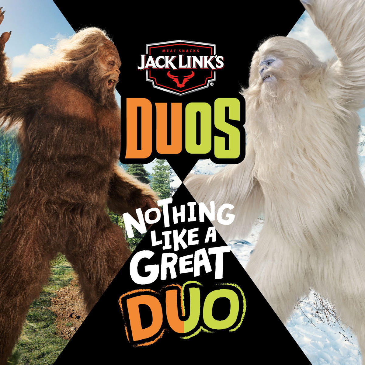 On-the-go DUOs jerky pack in a lunchbox or bag.