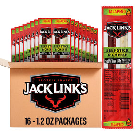 Jack Link's jalapeno beef sticks showcase bold flavor ideal for quick protein on the go