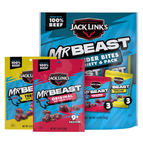 MrBeast collaboration boosts hype for kid-friendly beef snacks.