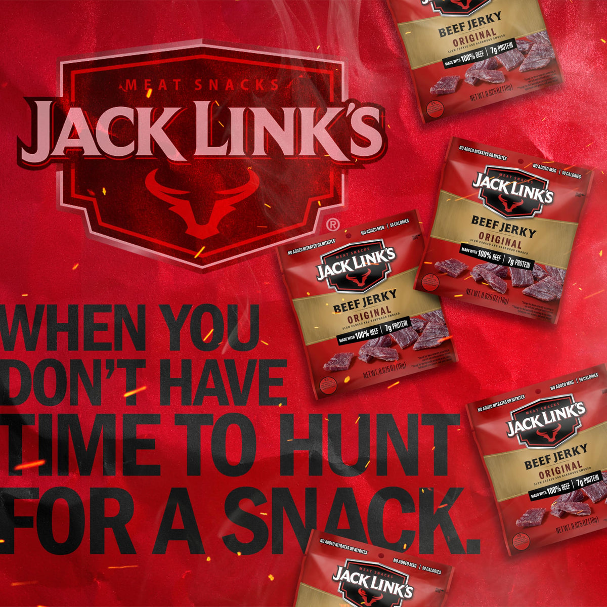 Gameday scene with Jack Link's Original Beef Jerky as a crowd-pleasing snack