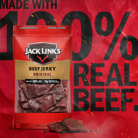 Hardwood-smoked flavor delivering a mild savory profile in Jack Link's jerky.