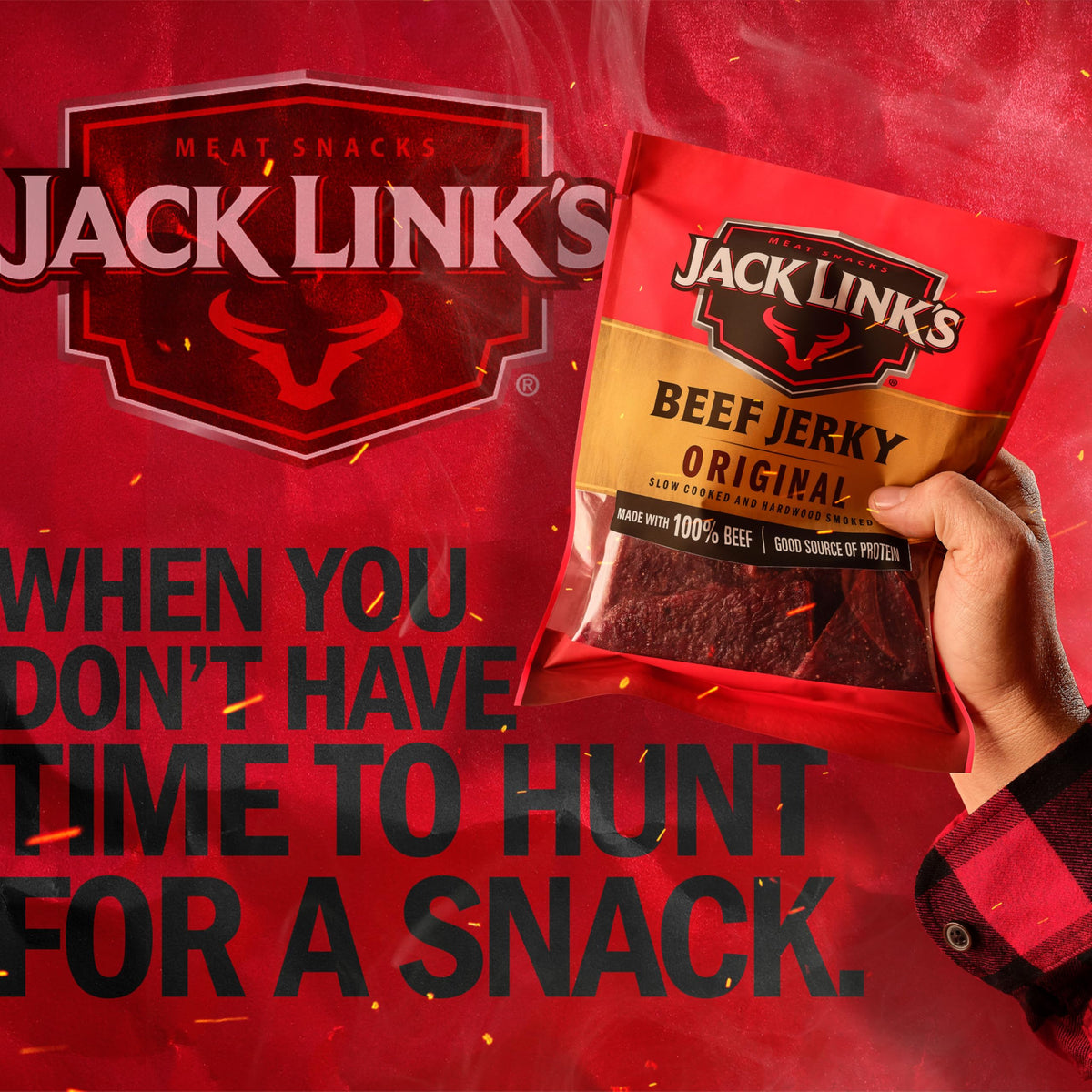 Jack Link's Original jerky for on-the-go protein