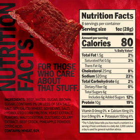Jack Link's Original beef jerky slices, ready to snack with smoky flavor
