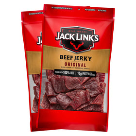 Jack Link's Original Beef Jerky two 9-ounce bags offer convenient protein on the go.
