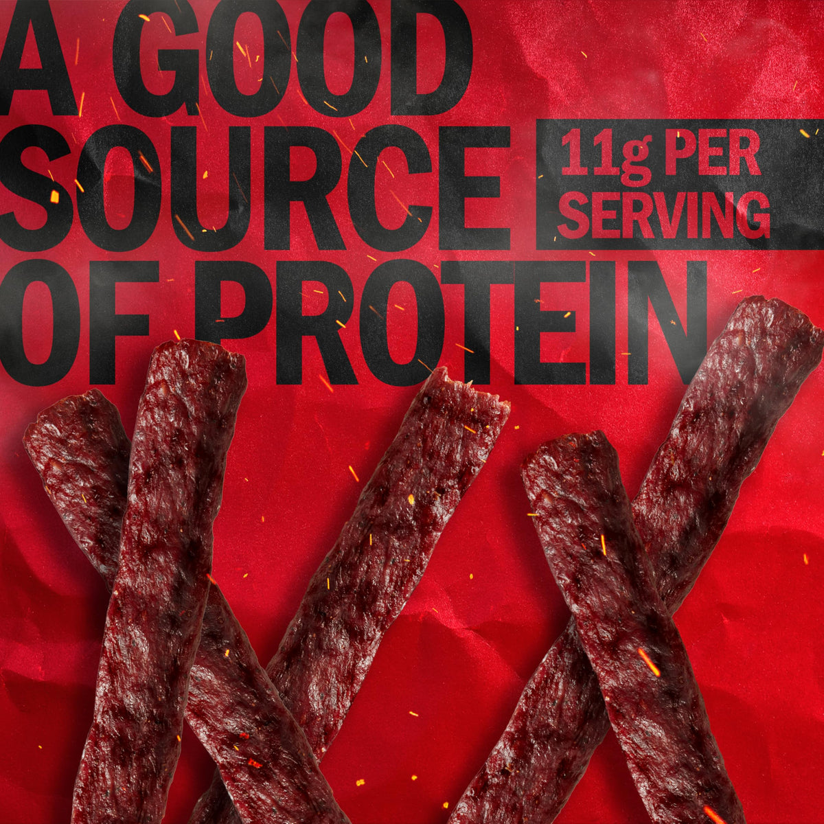 Jack Link's Peppered Beef Steaks ready-to-eat snack for travel.