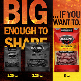 Jack Link's portable protein snack suitable for school and travel.